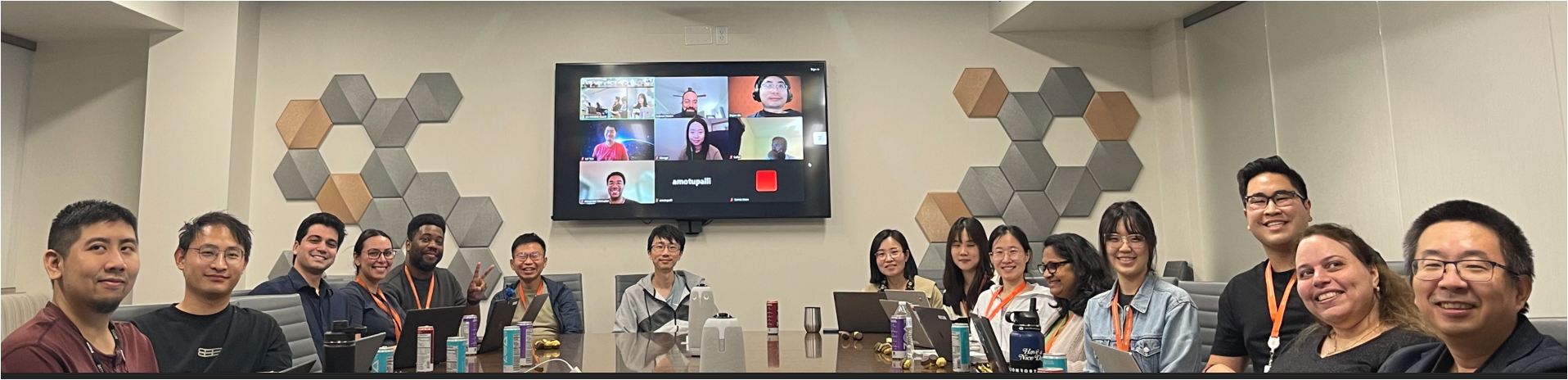 Zhi Lab group meeting and team members